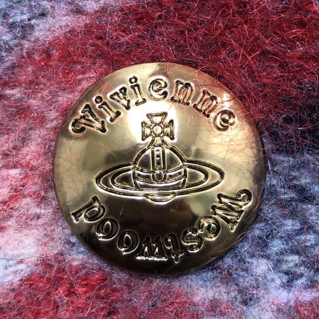 美品✨ヴィヴィアンウエストウッド ベレー帽 ニット帽 オーブ モヘア混 チェック