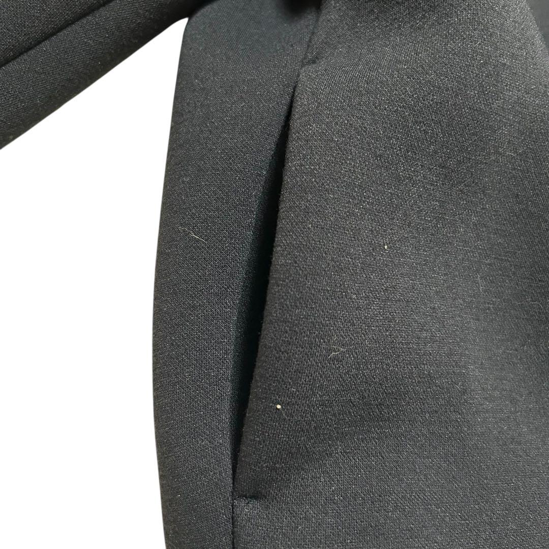 R0506 様Plage ノーカラー ボンディング ショート コート ブラック