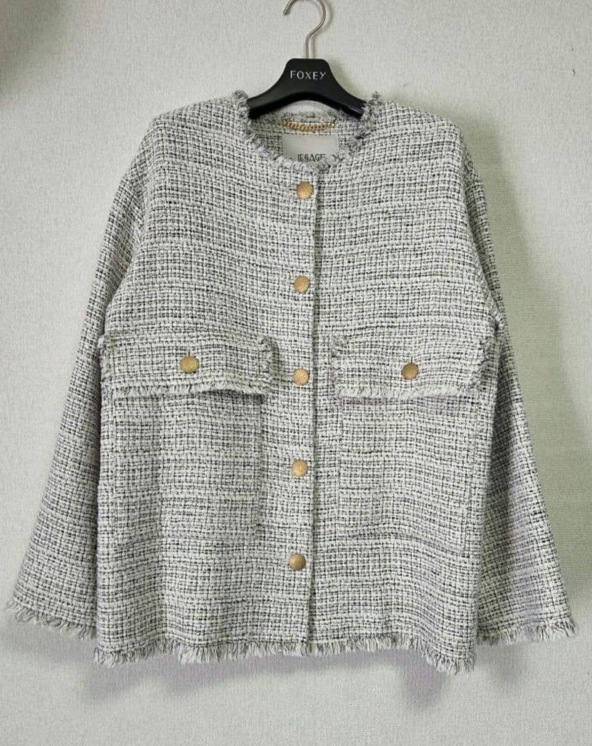 GIOLICAツイードワイドジャケット