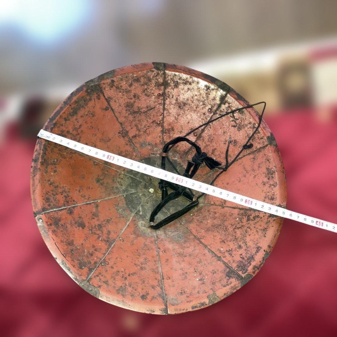 珍品　10枚張鐵陣笠