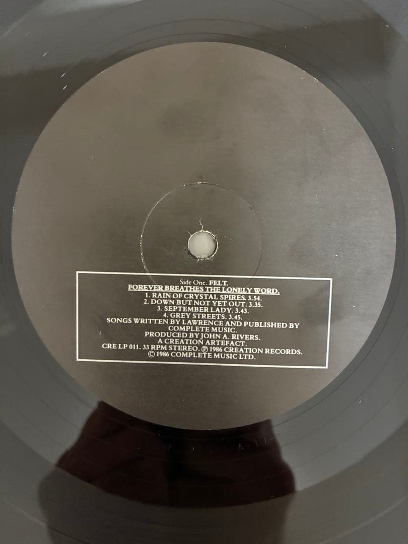 【LP】Felt/Forever Breathes The Lonely Wo