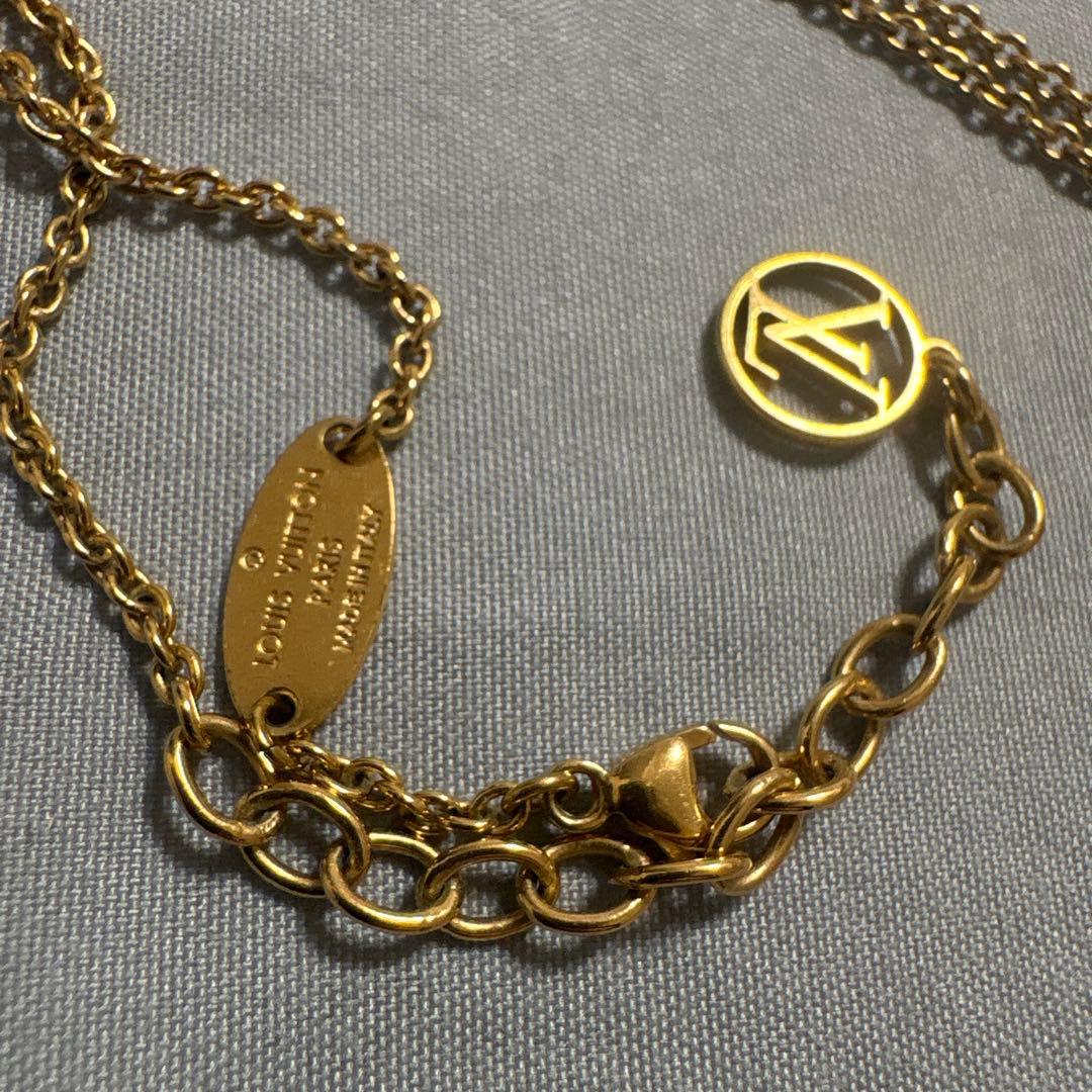 LOUIS VUITTON ルイヴィトン エセンシャルV ネックレス ゴールド