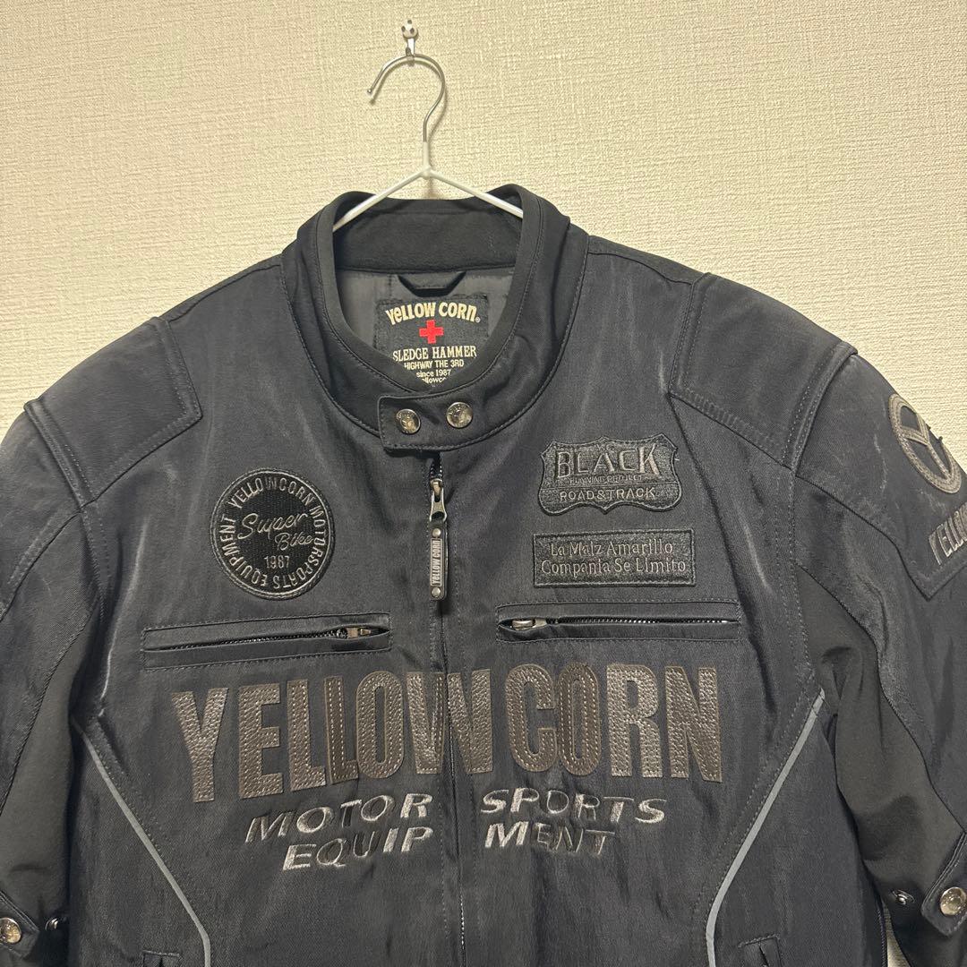 YELLOWCORN バイクジャケット ブラック