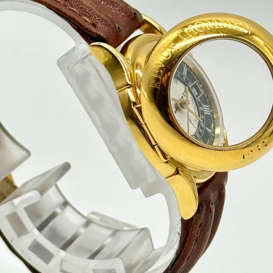 稼働品 REVUE THOMMEN レビュートーメン 腕時計 ランドマーク ３針