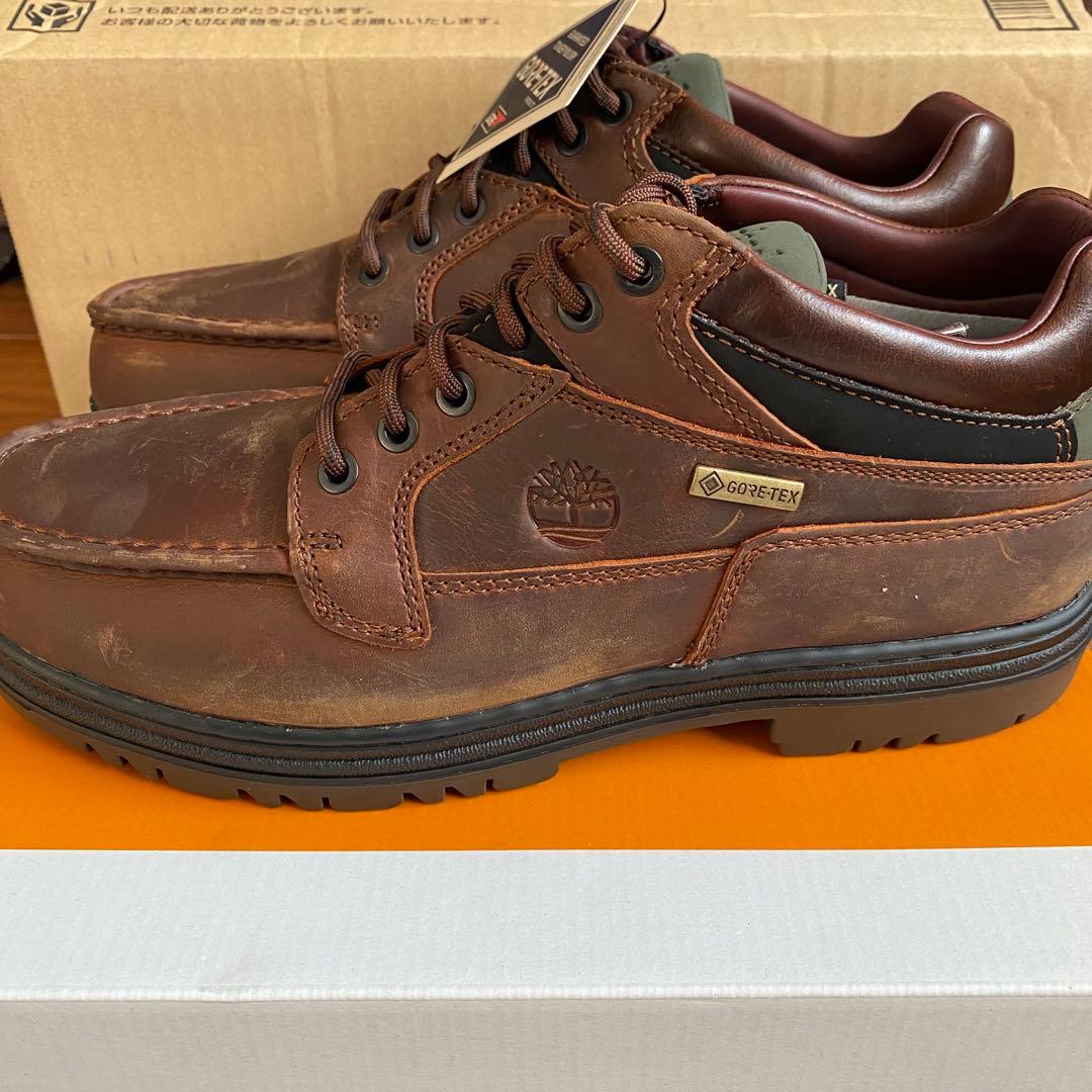timberland moc toe gtx brown ブラウン 27.5