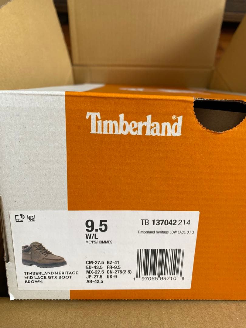 timberland moc toe gtx brown ブラウン 27.5