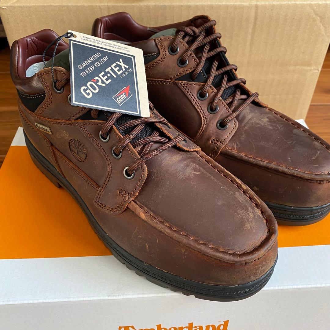 timberland moc toe gtx brown ブラウン 27.5