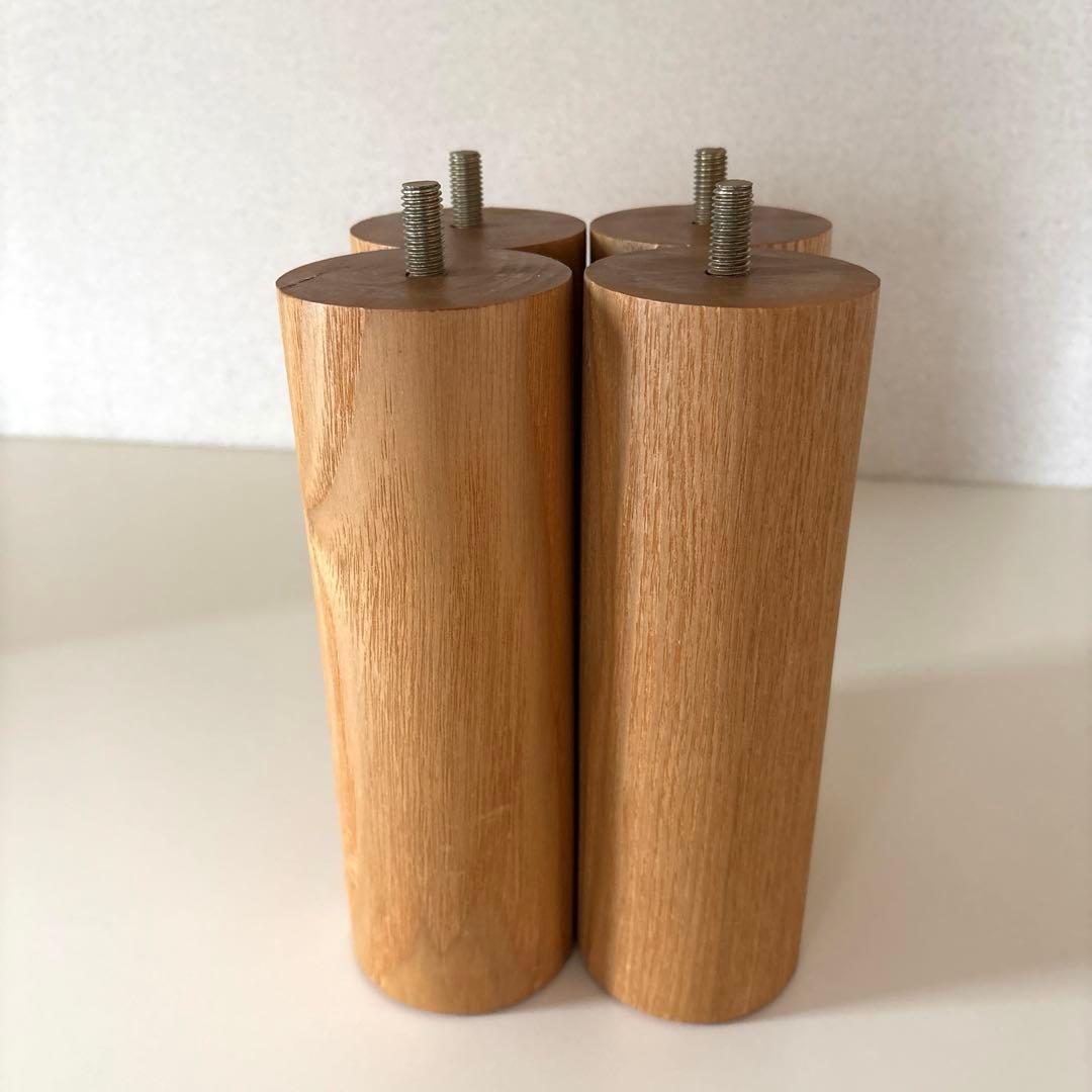 無印良品 タモ材 シングル ベッド 脚付き