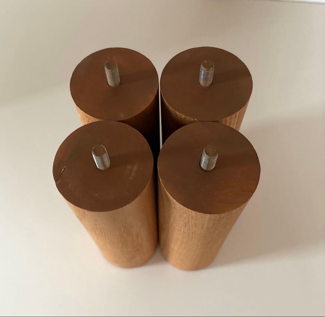 無印良品 タモ材 シングル ベッド 脚付き