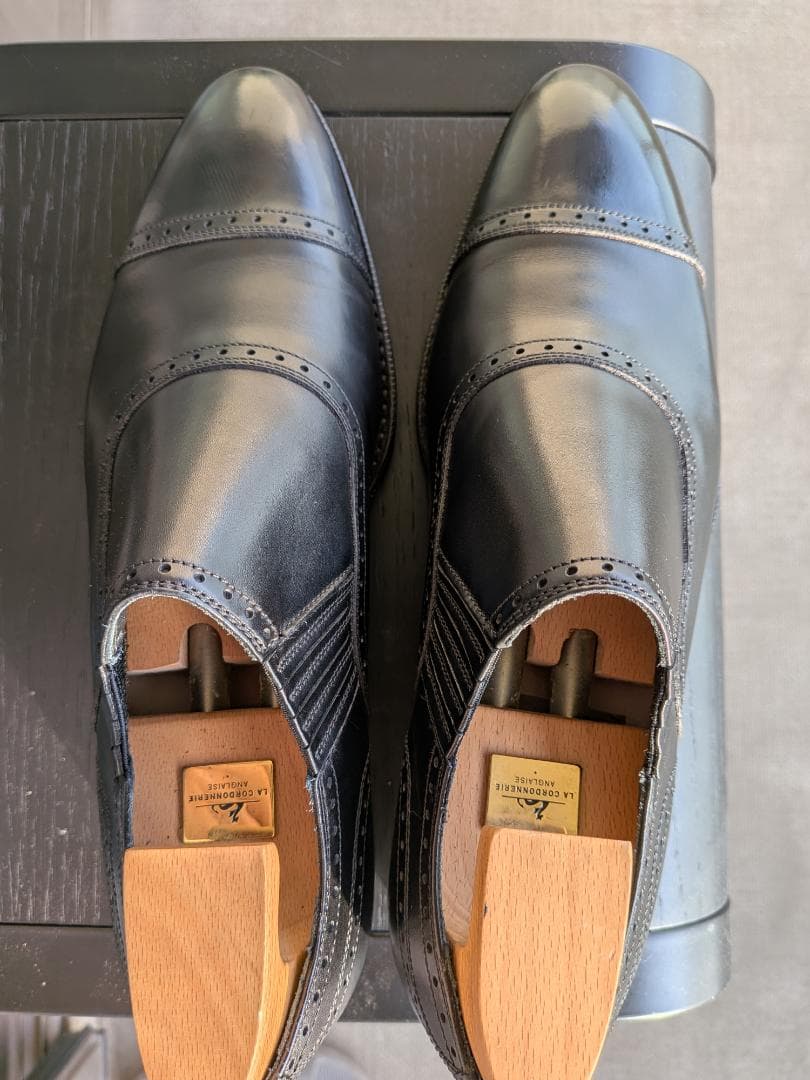 【定価約5万】ユニオンインペリアル 8.5 EEE 黒 試着程度 アウトレット