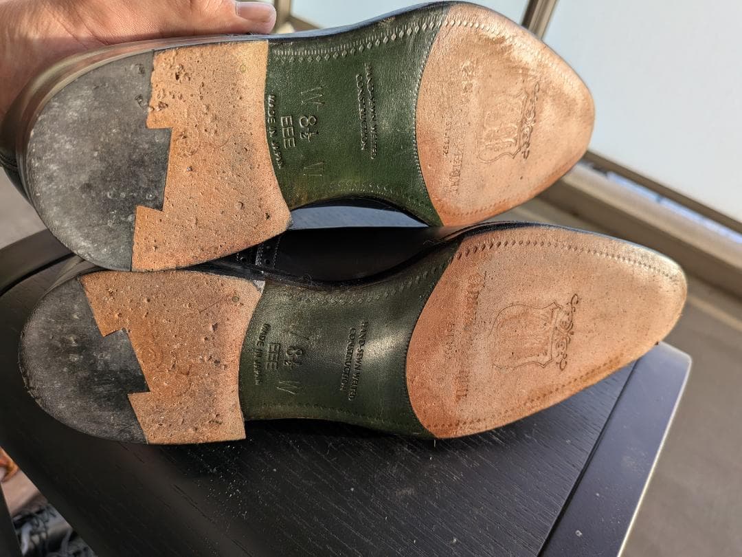 【定価約5万】ユニオンインペリアル 8.5 EEE 黒 試着程度 アウトレット