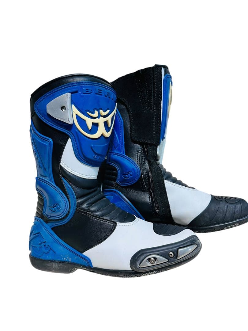 おまけあり！人気！美品！BERIK バイクブーツ 44 27.5㎝ 手袋