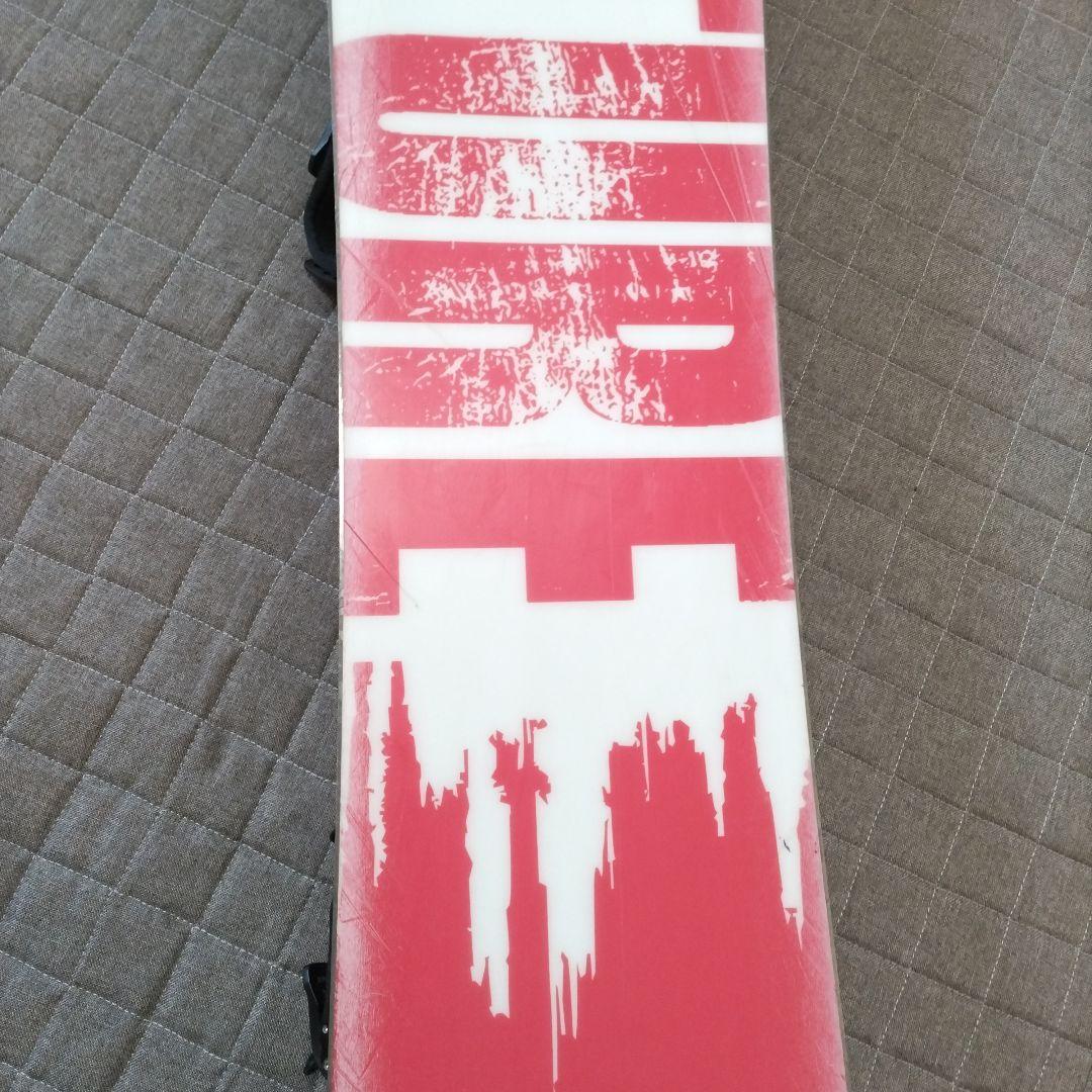 nature スノーボード ビンディング付き　黒、青、白