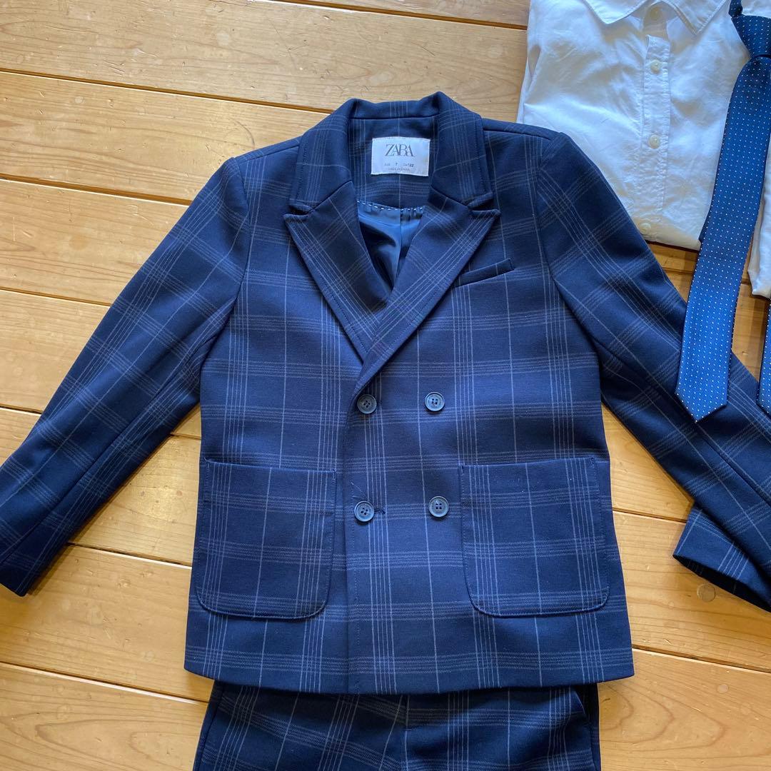 美品ZARAフォーマルスーツセット 112㌢双子2着セット