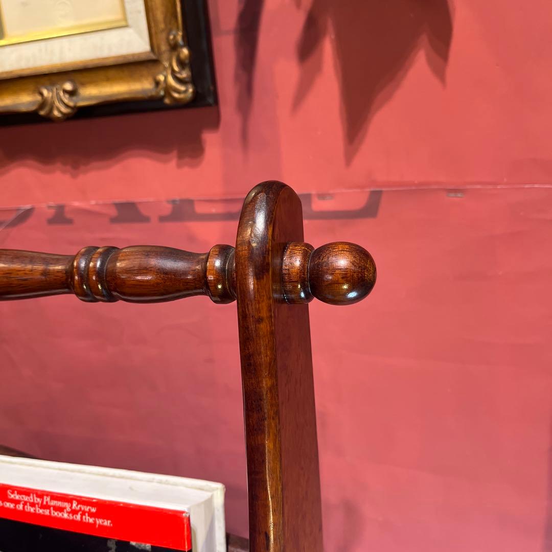 ツンデレ 希少美品　アンティークPT 吉川 葡萄園 カービング２段ラック棚