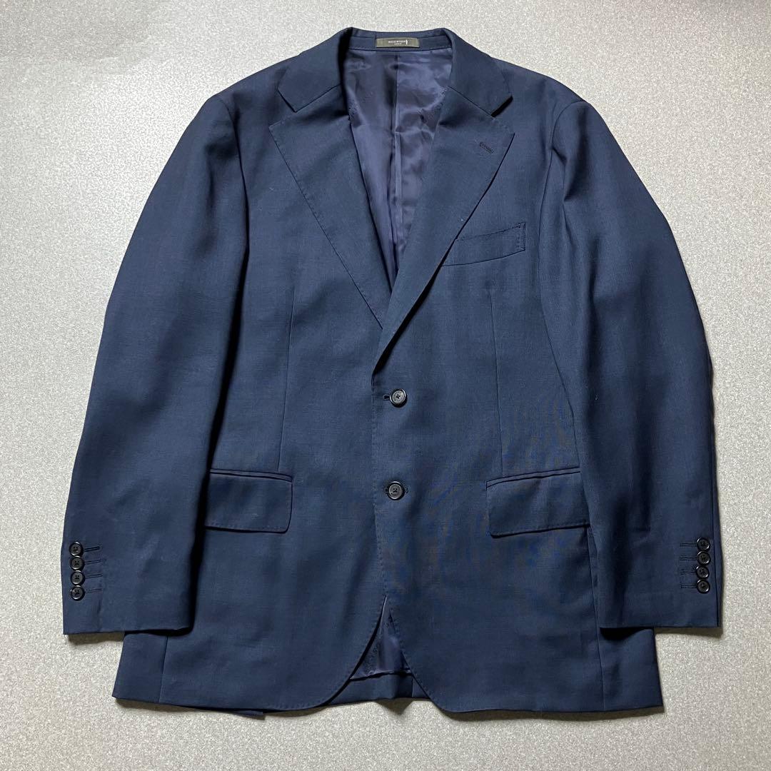 【L相当 ネイビー】マッキントッシュ スーツセットアップ ウール100%
