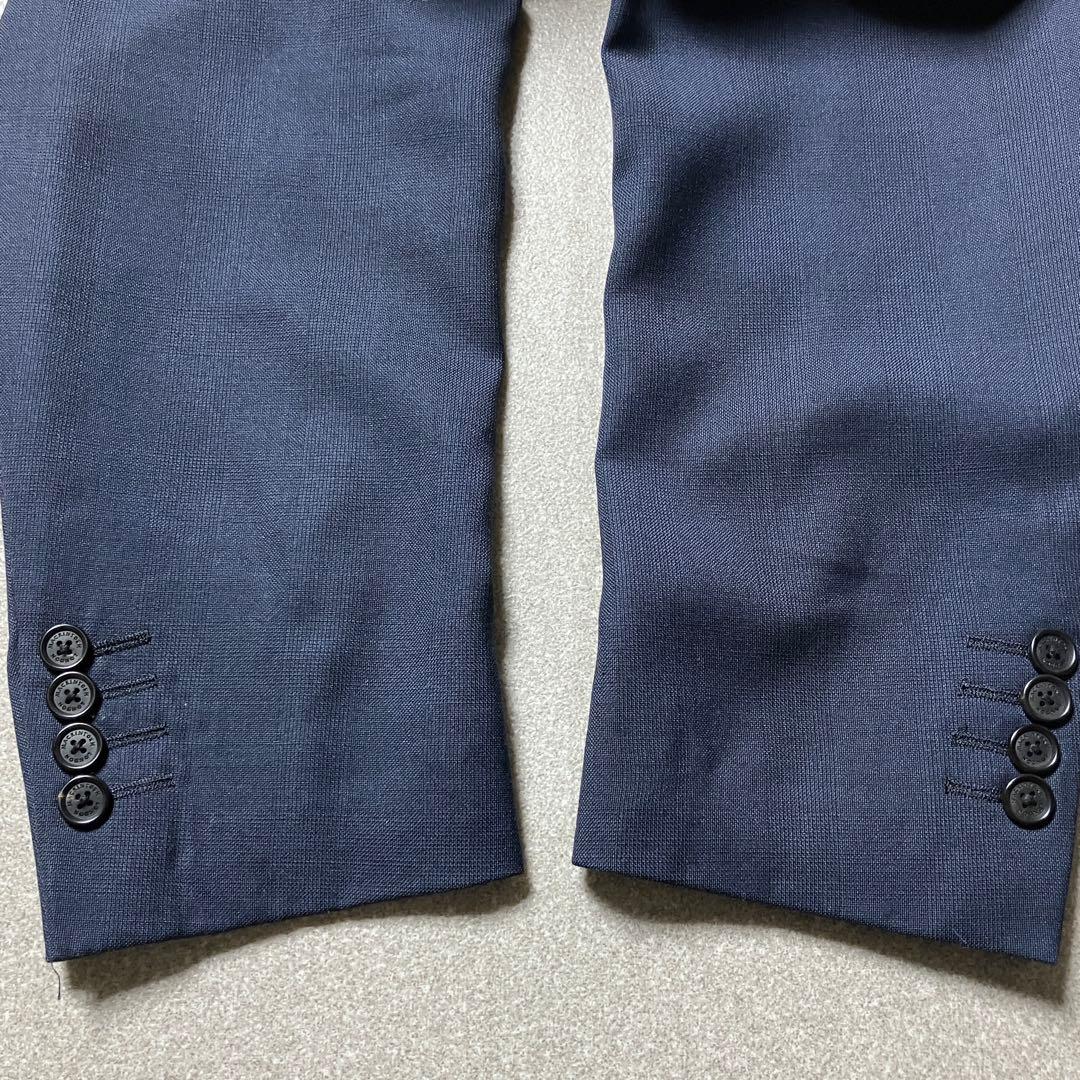 【L相当 ネイビー】マッキントッシュ スーツセットアップ ウール100%