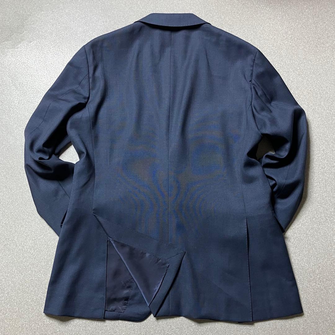 【L相当 ネイビー】マッキントッシュ スーツセットアップ ウール100%