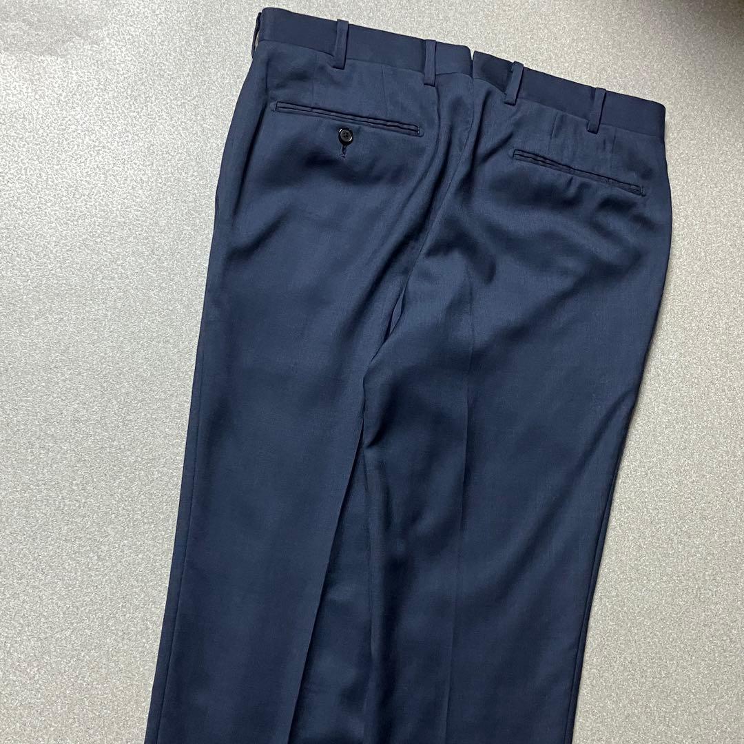 【L相当 ネイビー】マッキントッシュ スーツセットアップ ウール100%