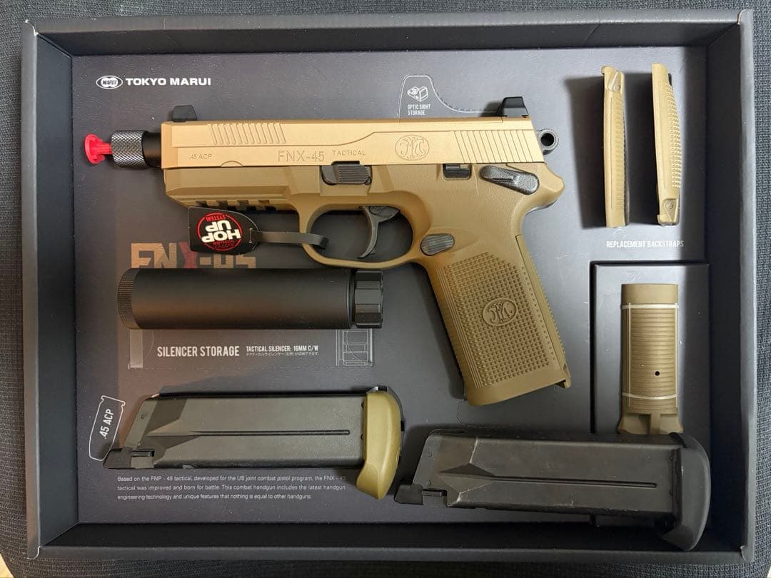 東京マルイ FNX45 サイレンサー付き　マガジン2本　最終値下げ