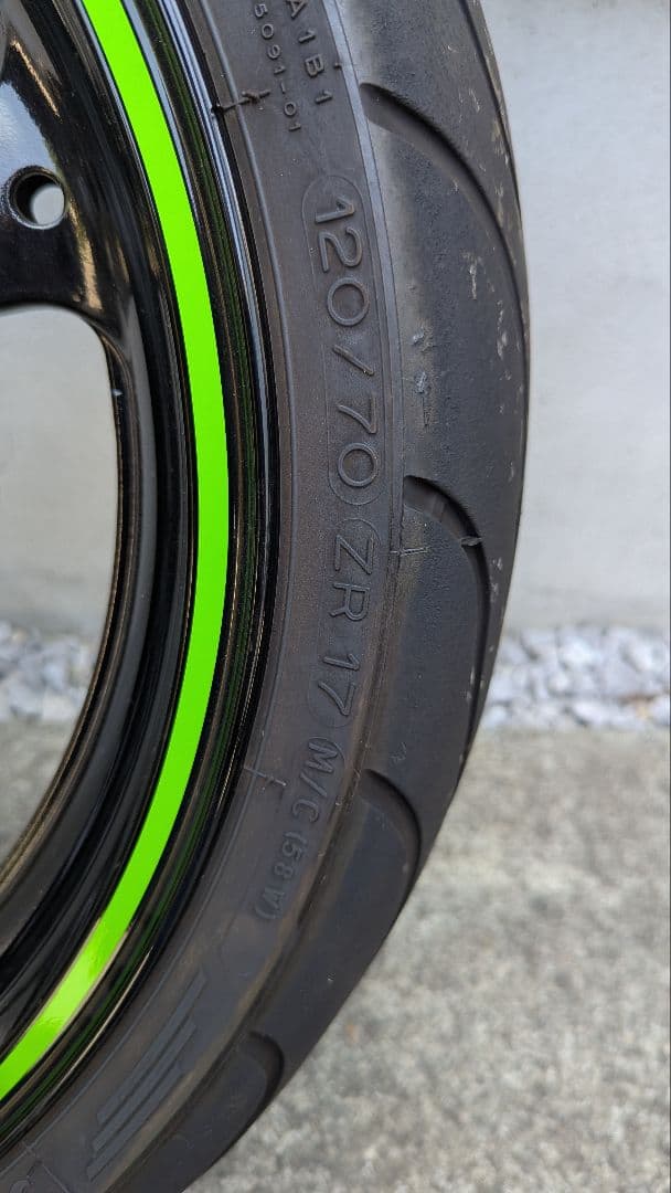 Kawasaki　zx10r 2021年式　純正タイヤ・ホイールセット