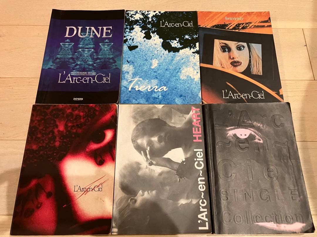 優*)様 ラルク　バンドスコア　初期アルバム5作＋α