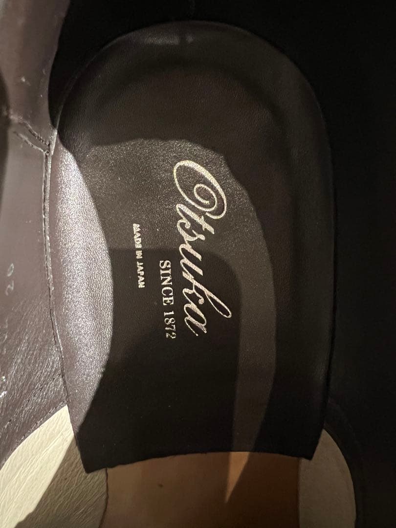 otuka 大塚製靴 26cm 内羽プレーントゥメダリオン IS-202