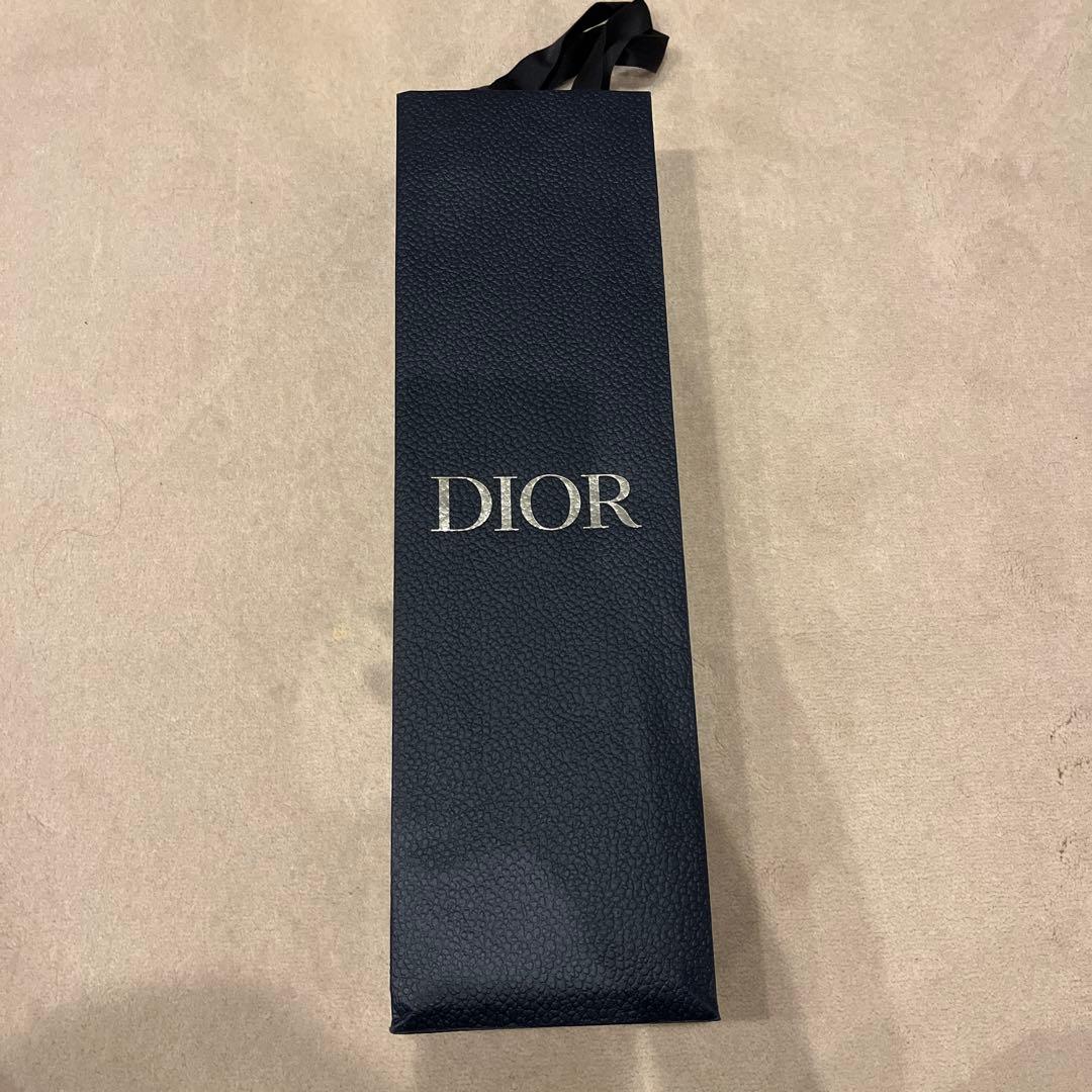 Dior ネクタイ ネイビー 幾何学模様