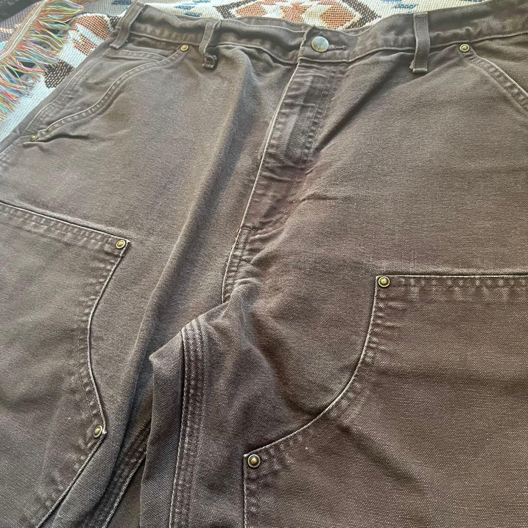 Carhartt ペインターパンツ 36x34 ダークブラウン ダブルニー