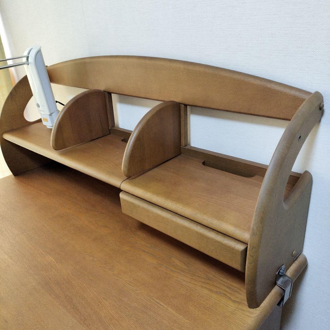 【chibikoro】カリモク学習机５点セット：机上ブックスタンド