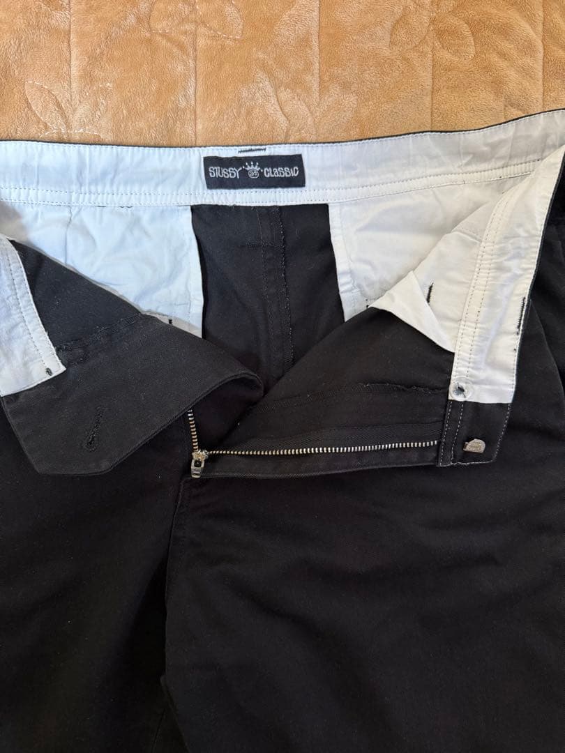 STUSSY黒パンツ　サイズ34 Lサイズ