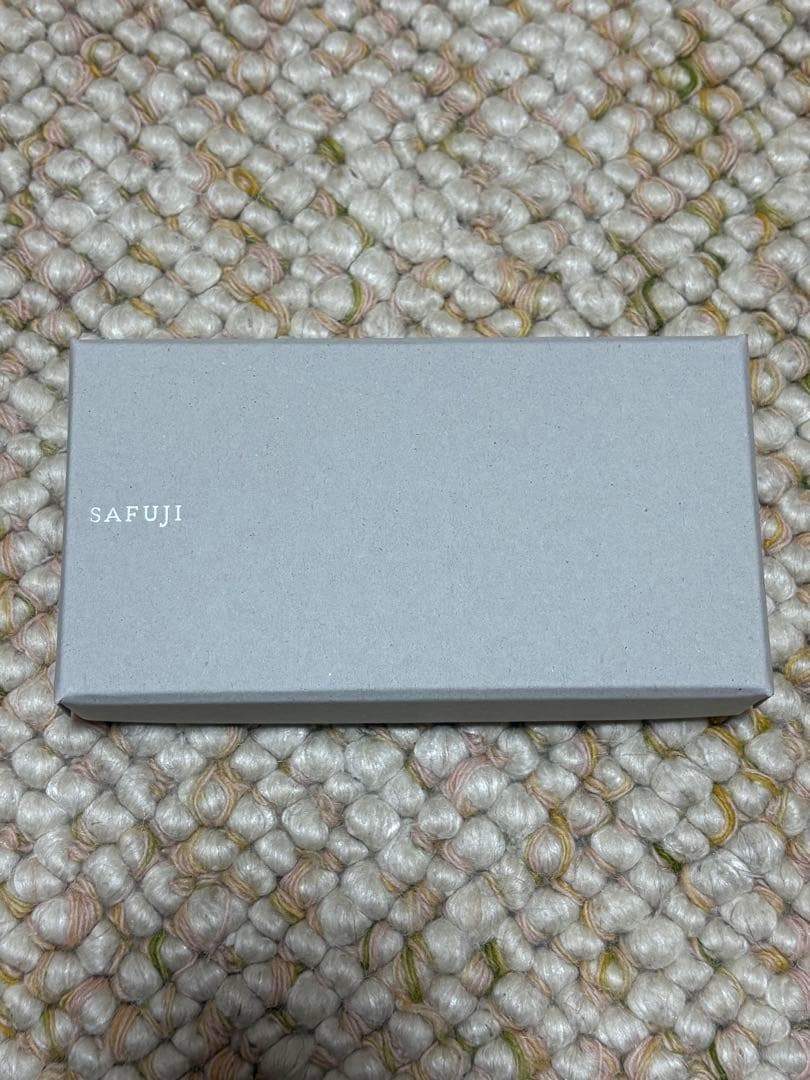 1414mn　未使用SAFUJI ミニ長財布 うすめ｜グレイブルー