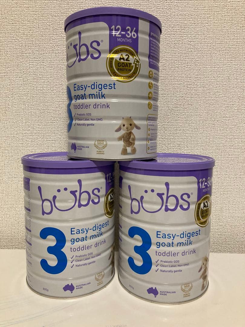 新品 バブス bubs Easy-digest goat A2 ヤギ 2缶セット