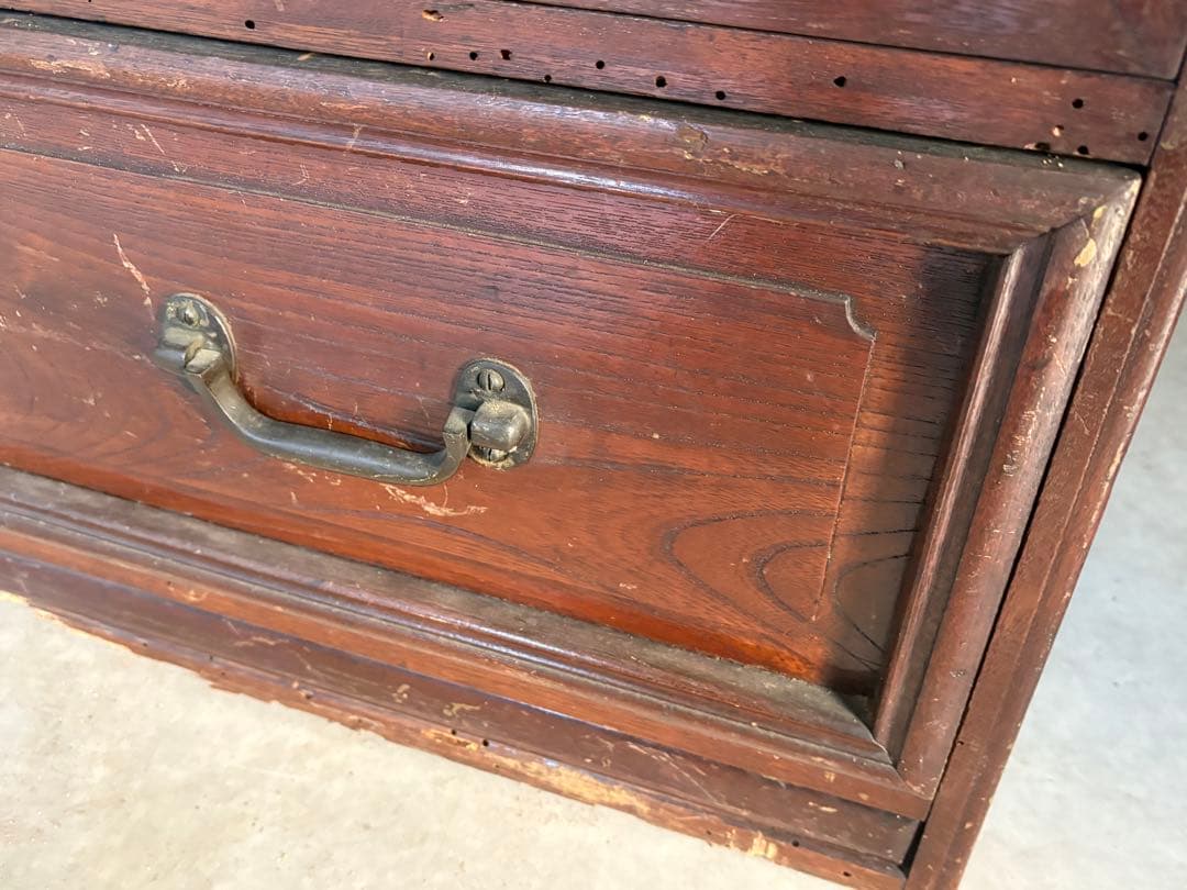 木製 4枚扉 収納 キャビネット 観音開き