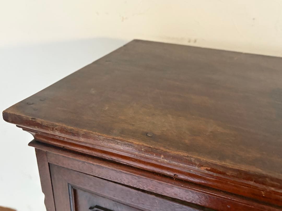 木製 4枚扉 収納 キャビネット 観音開き