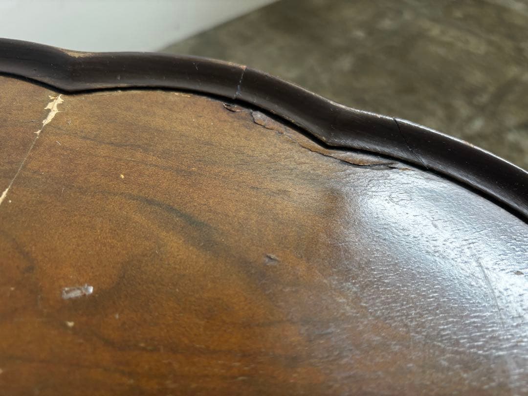 アンティーク　コーヒーテーブル　猫足テーブル