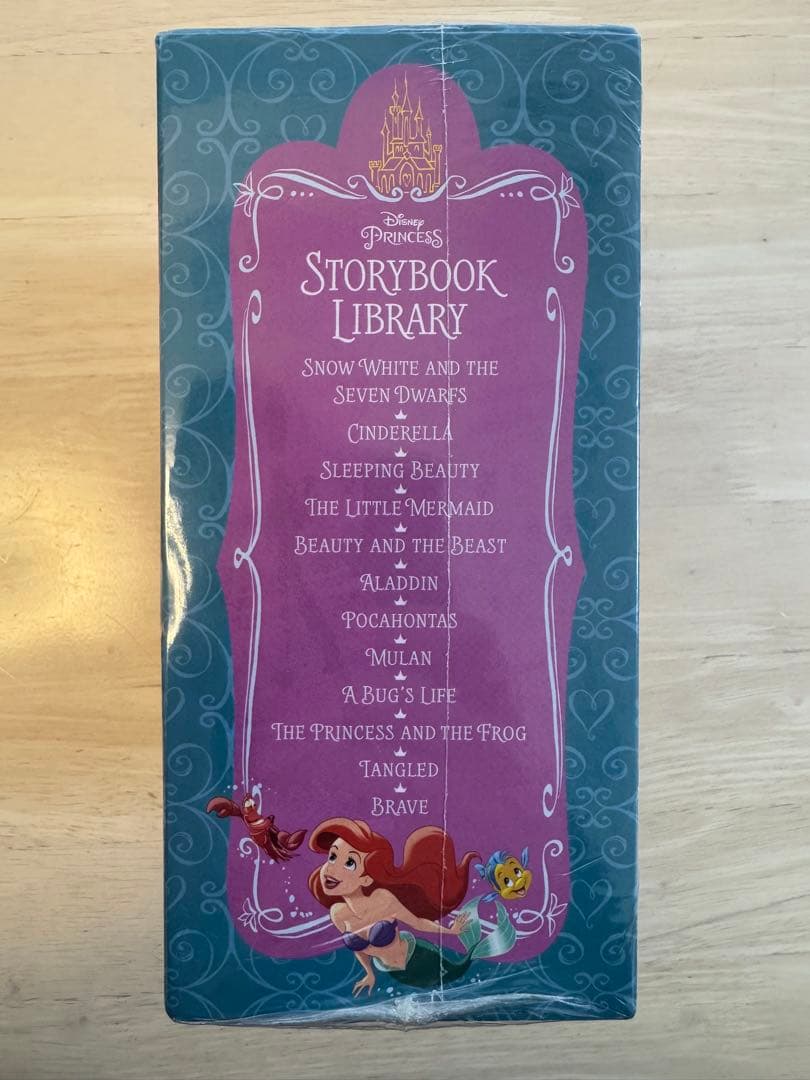 ディズニープリンセス　絵本セット（12冊）　英語教育　新品・未開封