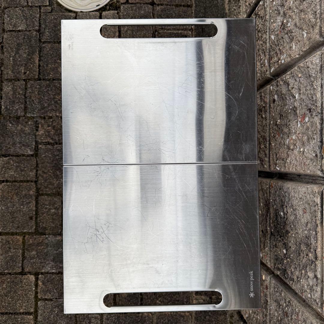 TAKIBI my テーブル ステンレストレー1ユニット付き