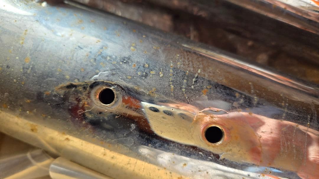 トライアンフ　ボンネビルT100　英国製　マフラー