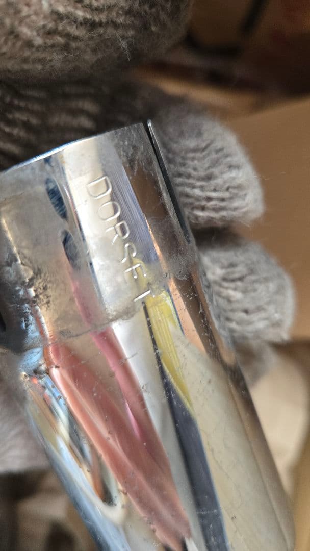 トライアンフ　ボンネビルT100　英国製　マフラー