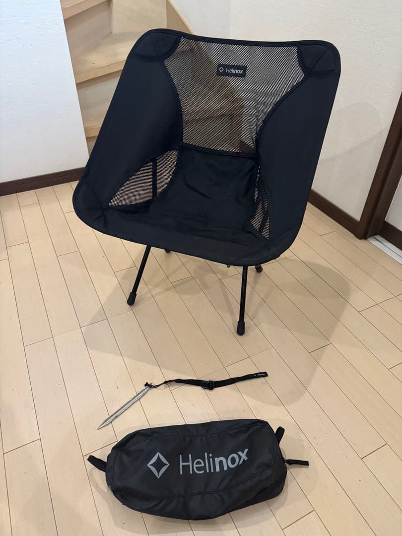 Helinox チェアワン　オールブラック（おまけ付き）