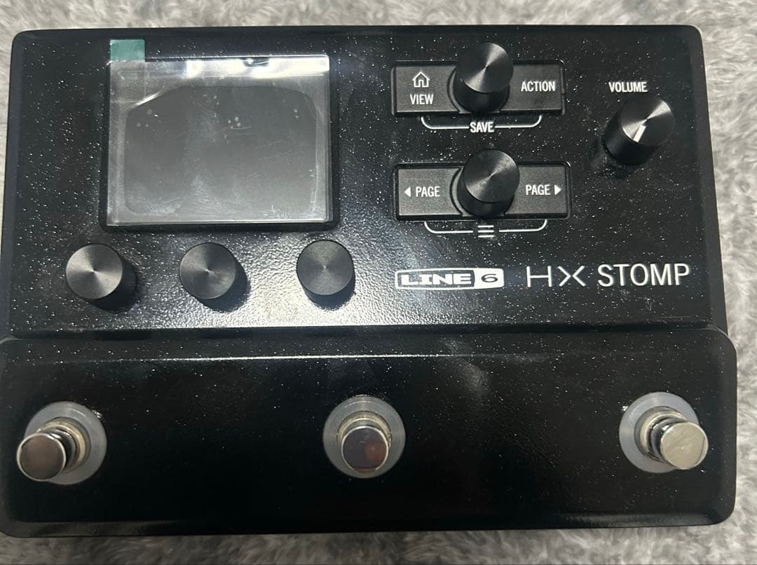 HX stomp + オヤイデDC-3398+拡張スイッチ
