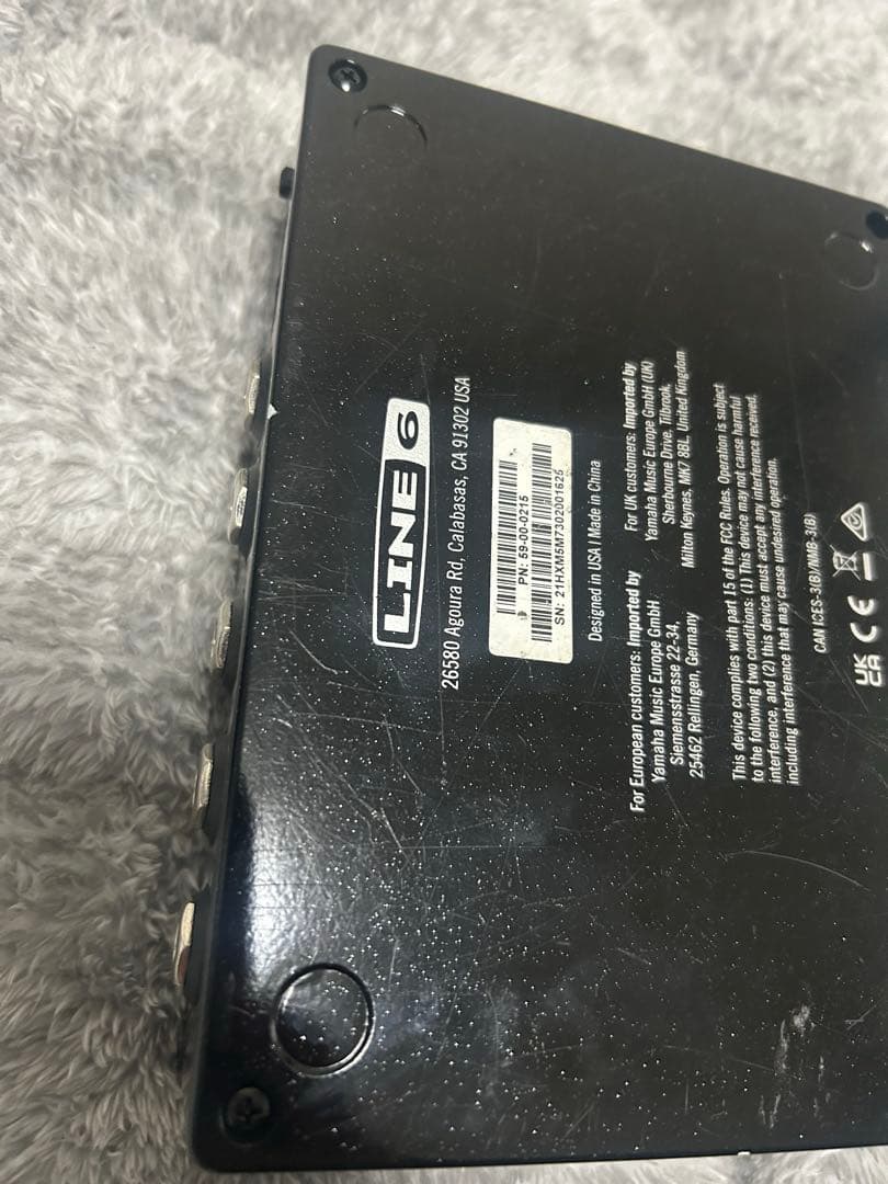 HX stomp + オヤイデDC-3398+拡張スイッチ