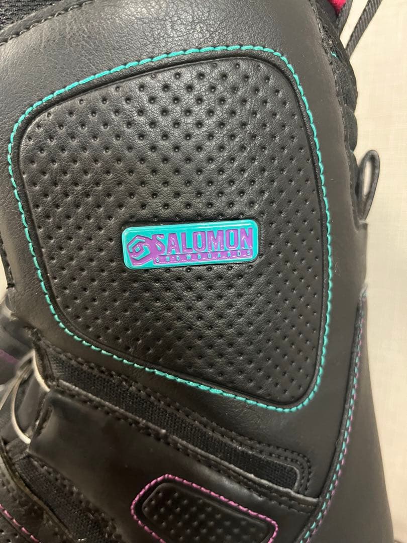 SALOMON スノーボードブーツ 女性用 ブラック/ピンク