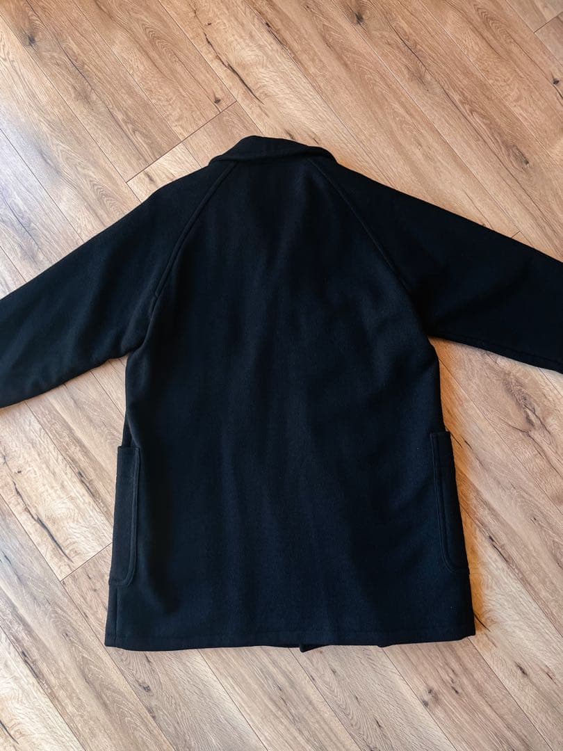 定価37万 HERILL ヘリル カシミヤ メルトン コート サイズ2