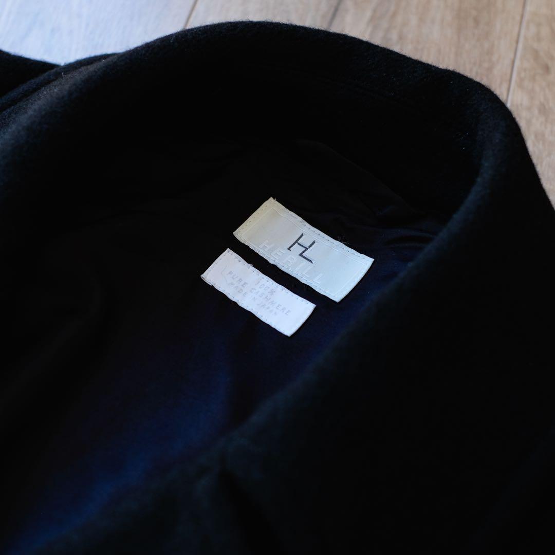 定価37万 HERILL ヘリル カシミヤ メルトン コート サイズ2