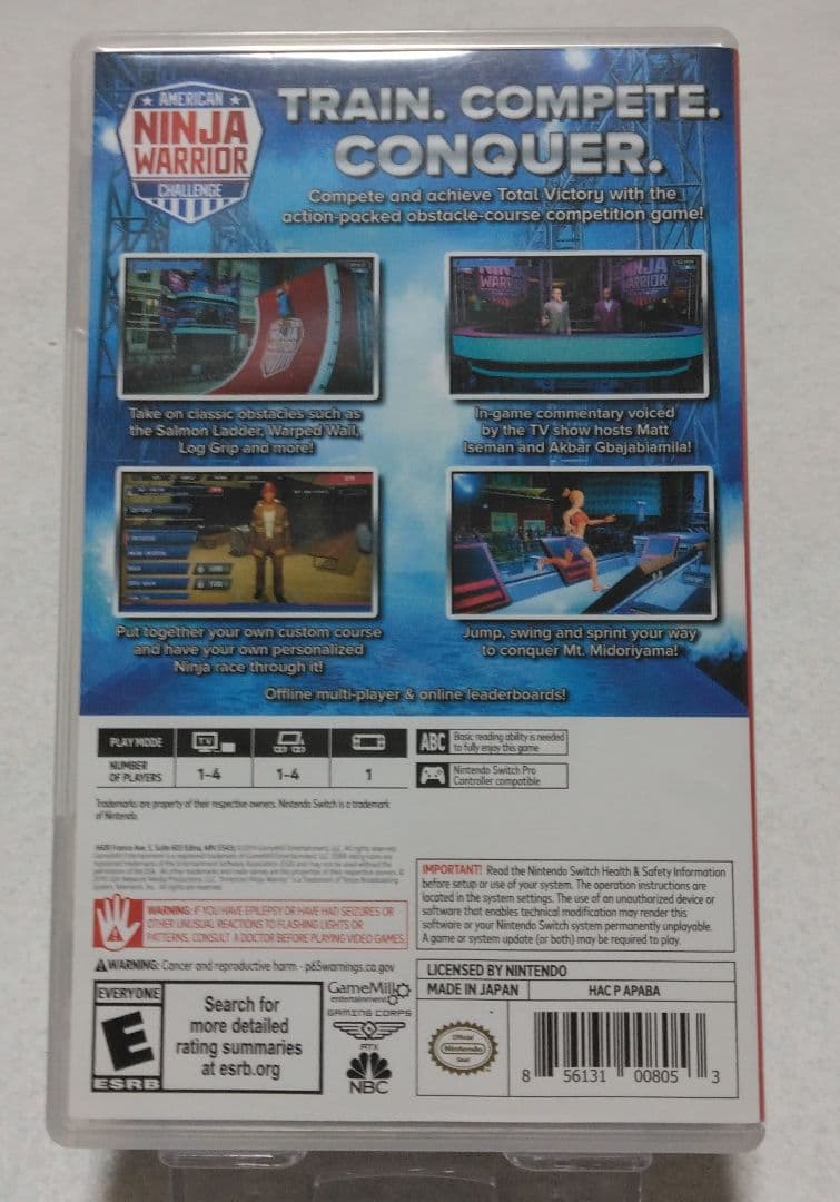 SASUKE 海外版 switch Ninja Warrior