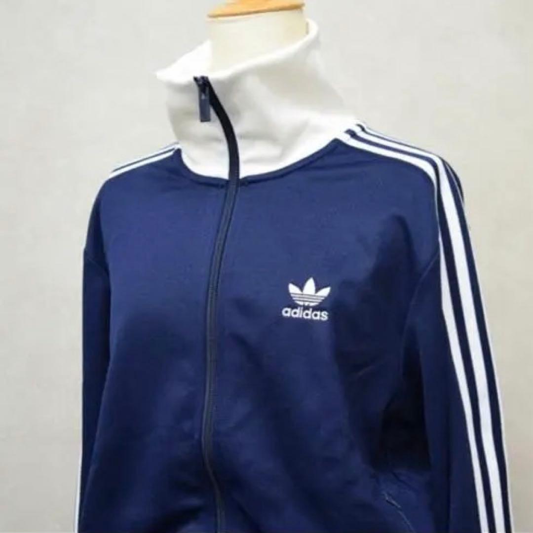 adidasアディダス ベッケンバウアー トラックトップXL ネイビー