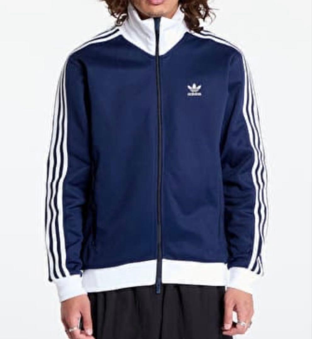 adidasアディダス ベッケンバウアー トラックトップXL ネイビー