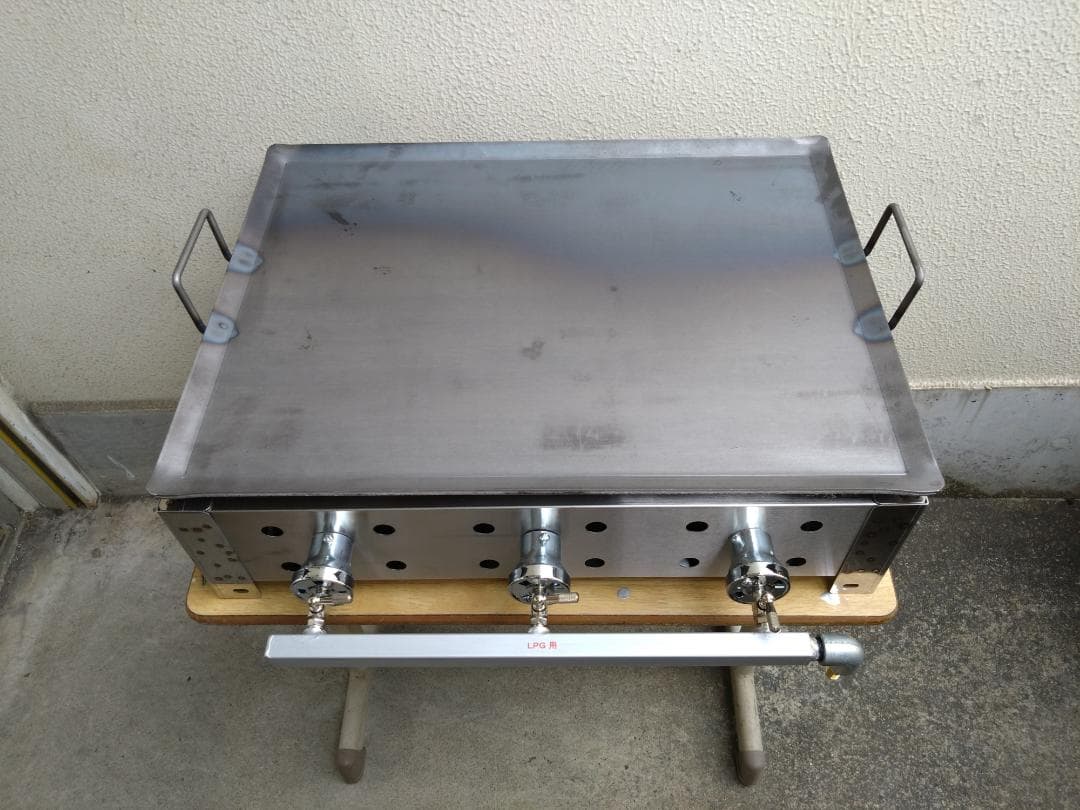 都市ガス用　鉄板焼き　グリドル　お好み焼きそば　グリラー　厨房機器　学園文化祭り
